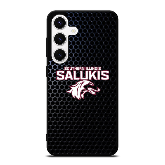 SOUTHERN ILLINOIS SALUKIS METAL LOGO Samsung Galaxy S24 Case Cover