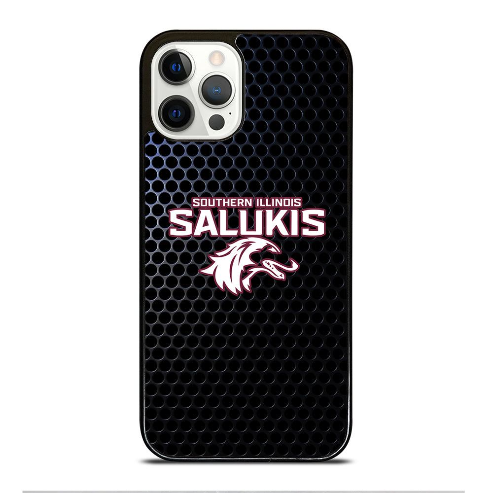 SOUTHERN ILLINOIS SALUKIS METAL LOGO iPhone 12 Pro Case Cover