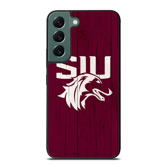 SOUTHERN ILLINOIS SALUKIS WOODEN LOGO Samsung Galaxy S22 Case Cover