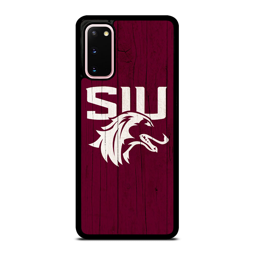 SOUTHERN ILLINOIS SALUKIS WOODEN LOGO Samsung Galaxy S20 Case Cover
