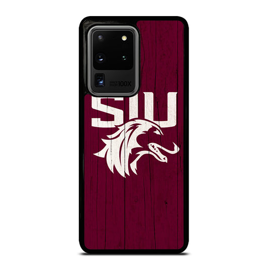 SOUTHERN ILLINOIS SALUKIS WOODEN LOGO Samsung Galaxy S20 Ultra Case Cover