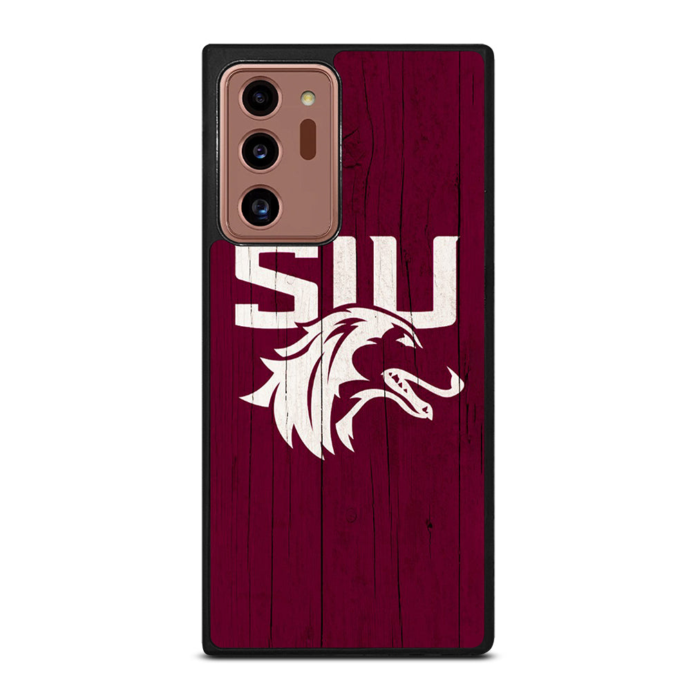 SOUTHERN ILLINOIS SALUKIS WOODEN LOGO Samsung Galaxy Note 20 Ultra Case Cover