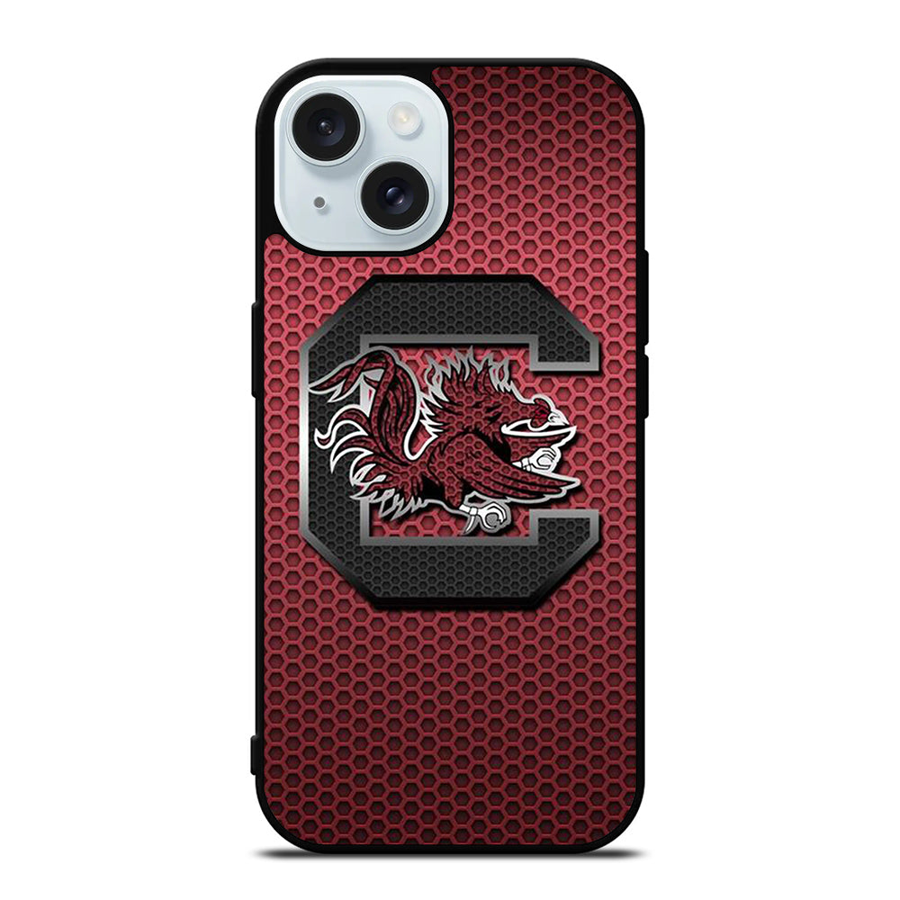 SOUTH CAROLINA GAMECOCKS PLATE LOGO iPhone 15 Case Cover