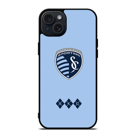 SPORTING KANSAS CITY LOGO iPhone 15 Plus Case Cover