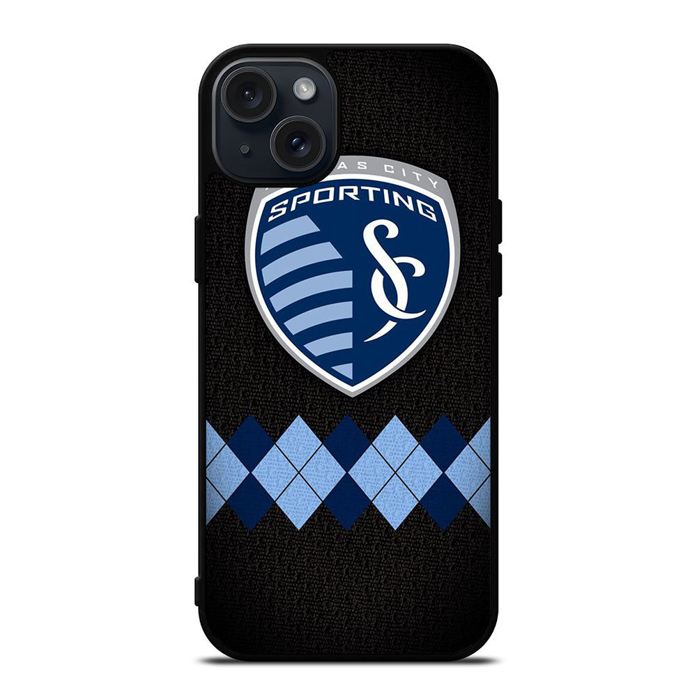 SPORTING KANSAS CITY LOGO FOOTBALL 1 iPhone 15 Plus Case Cover