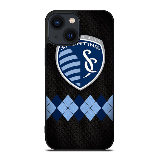 SPORTING KANSAS CITY LOGO FOOTBALL 1 iPhone 14 Plus Case Cover