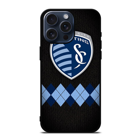 SPORTING KANSAS CITY LOGO FOOTBALL 1 iPhone 15 Pro Max Case Cover