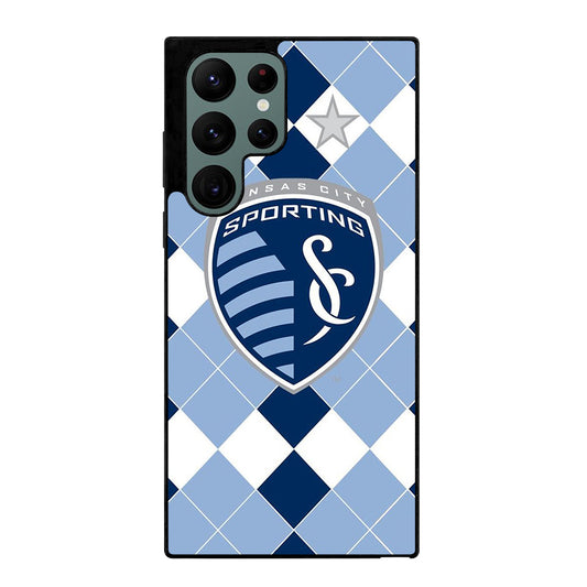 SPORTING KANSAS CITY LOGO FOOTBALL 2 Samsung Galaxy S22 Ultra Case Cover