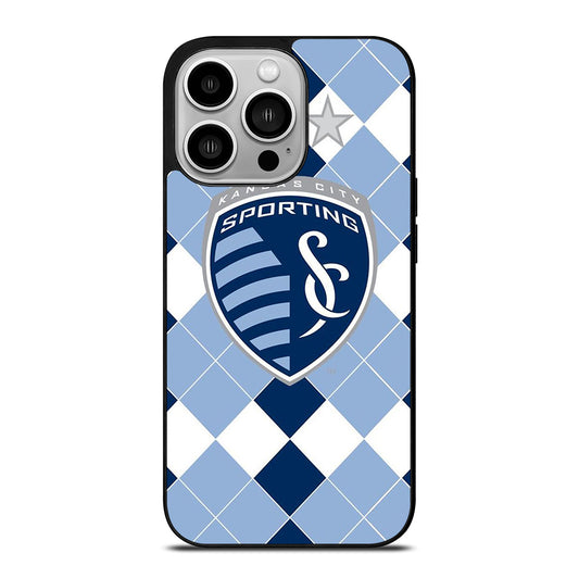 SPORTING KANSAS CITY LOGO FOOTBALL 2 iPhone 14 Pro Case Cover