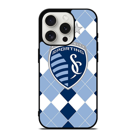 SPORTING KANSAS CITY LOGO FOOTBALL 2 iPhone 15 Pro Case Cover