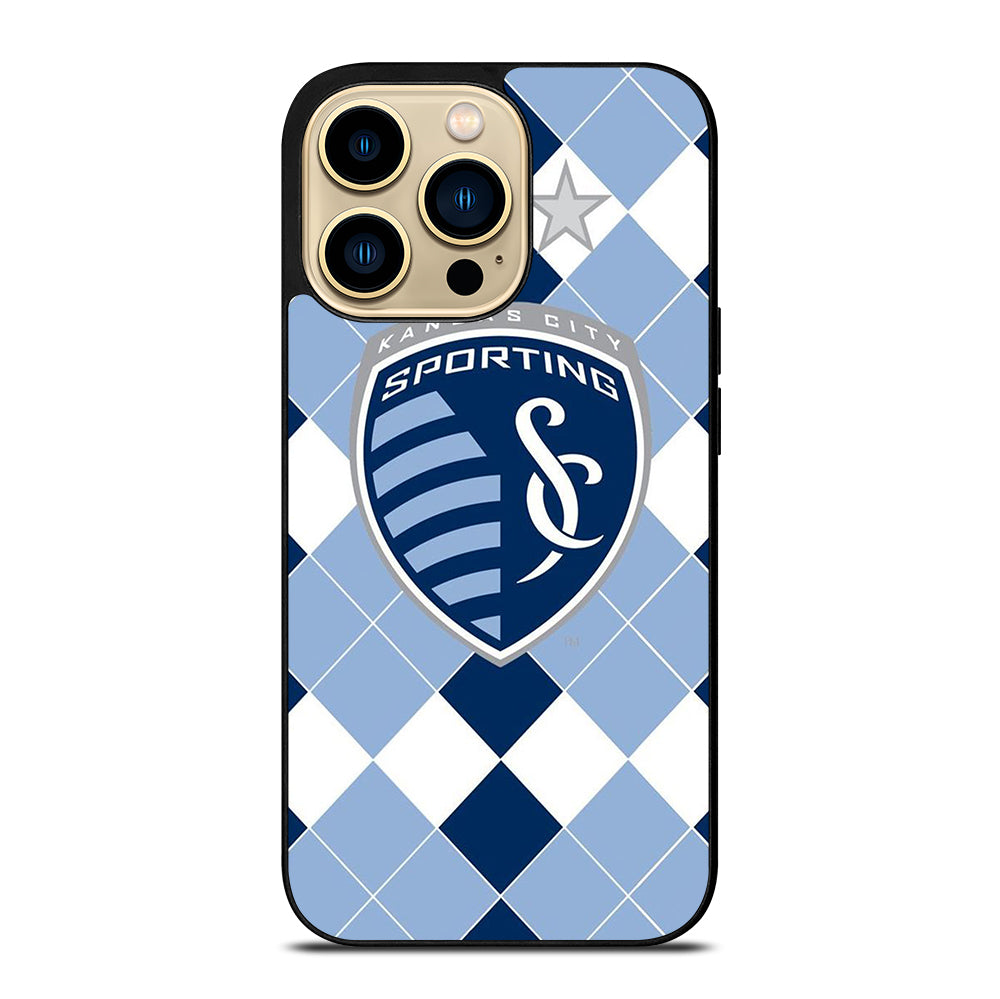 SPORTING KANSAS CITY LOGO FOOTBALL 2 iPhone 14 Pro Max Case Cover