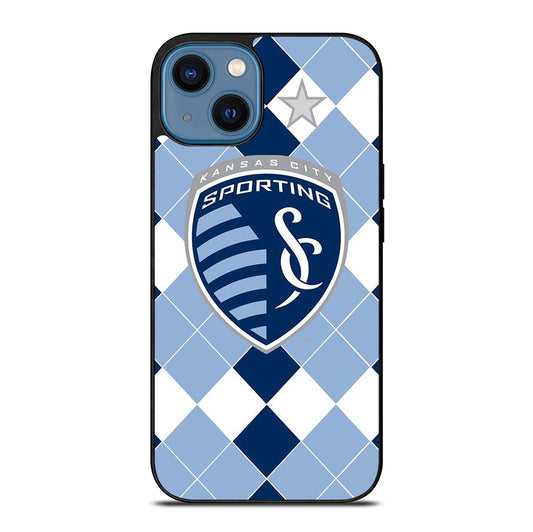 SPORTING KANSAS CITY LOGO FOOTBALL 2 iPhone 14 Case Cover