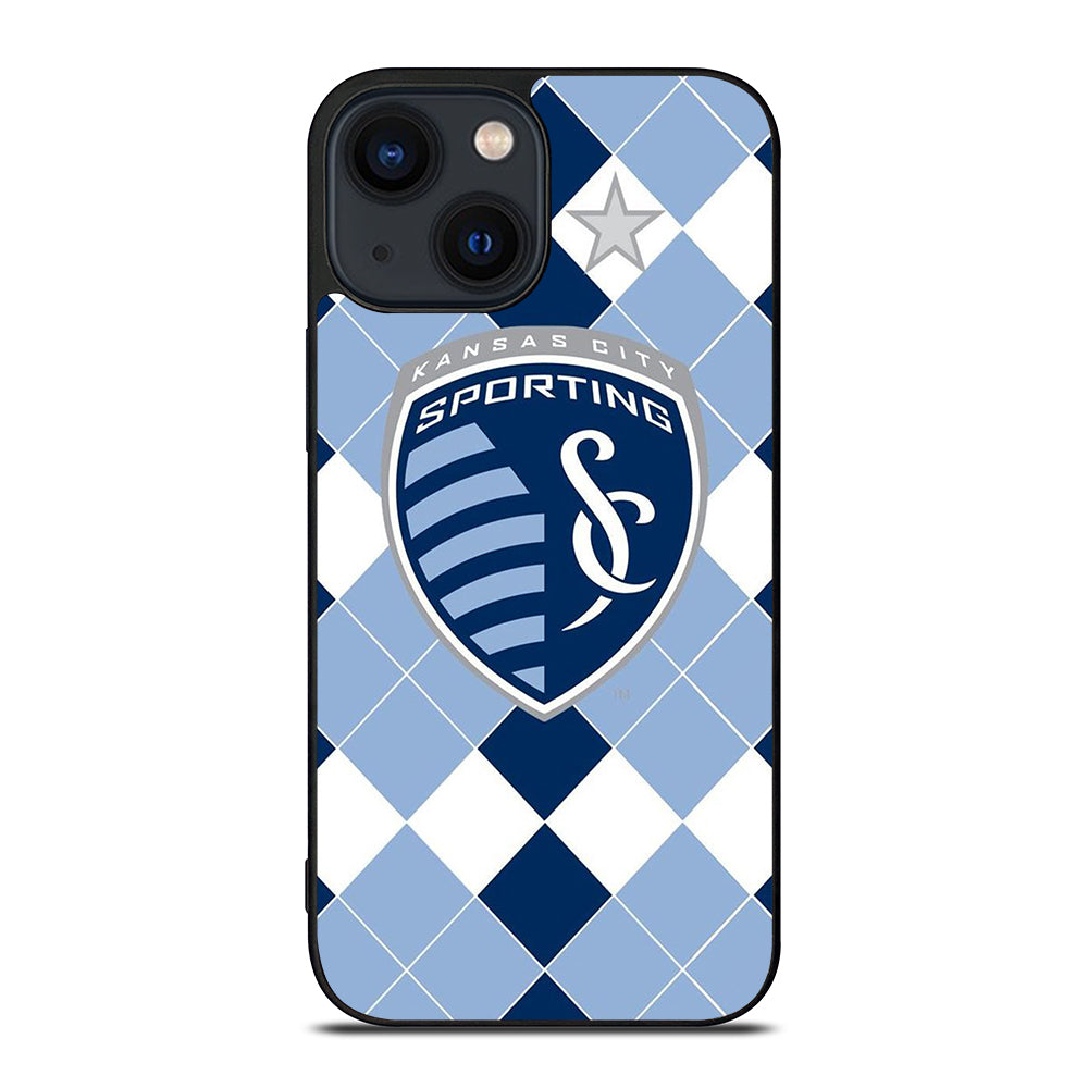 SPORTING KANSAS CITY LOGO FOOTBALL 2 iPhone 14 Plus Case Cover