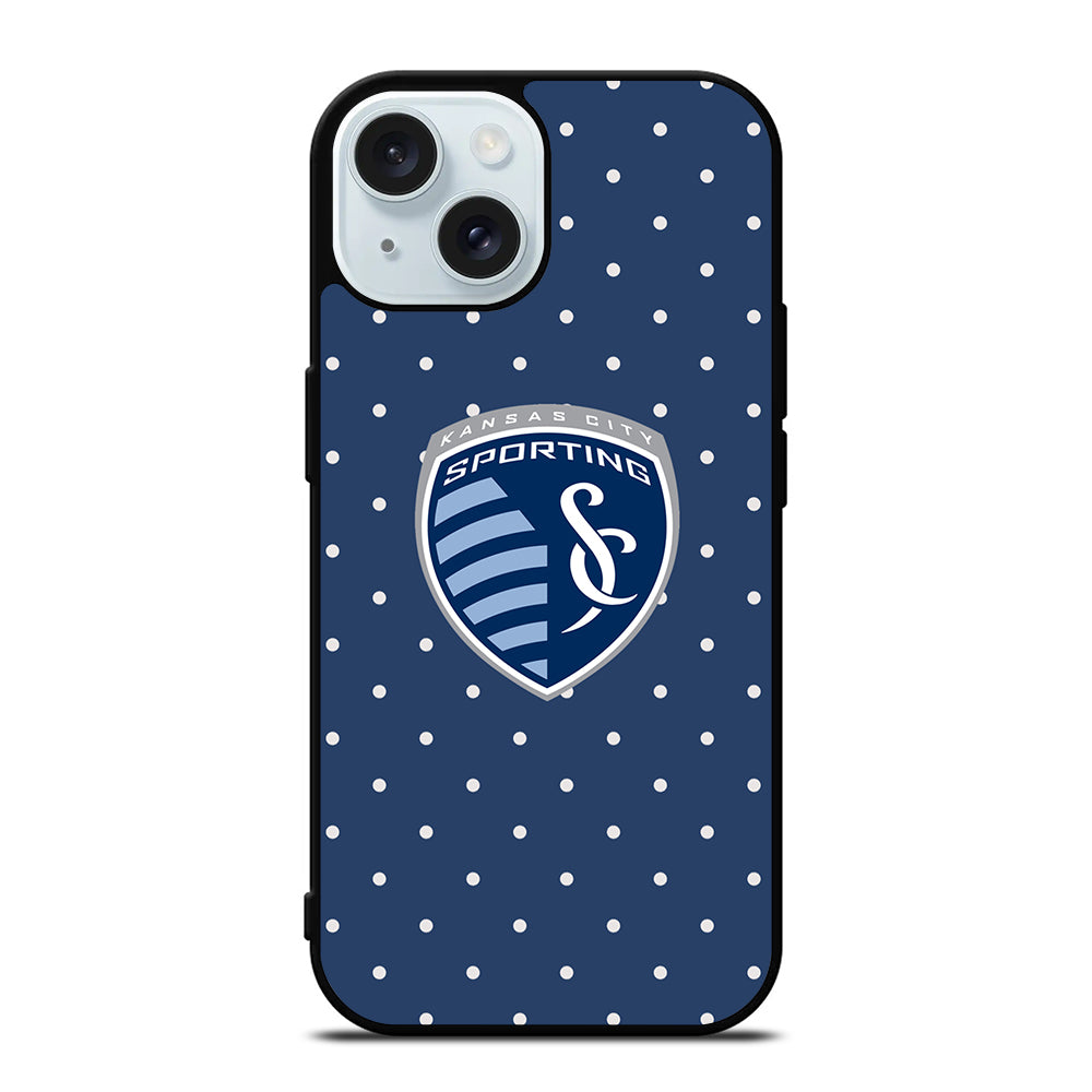 SPORTING KANSAS CITY TEAM LOGO iPhone 15 Case Cover