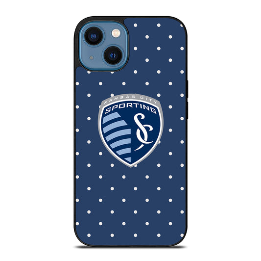 SPORTING KANSAS CITY TEAM LOGO iPhone 14 Case Cover