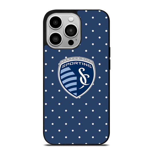 SPORTING KANSAS CITY TEAM LOGO iPhone 14 Pro Case Cover