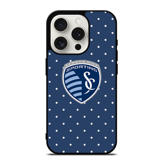 SPORTING KANSAS CITY TEAM LOGO iPhone 15 Pro Case Cover