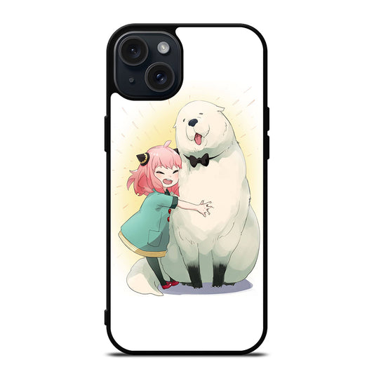 SPY X FAMILY ANYA AND BOND ANIME iPhone 15 Plus Case Cover
