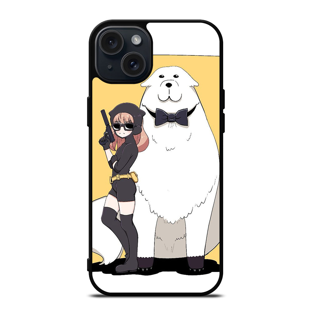 SPY X FAMILY ANYA AND BOND ANIME 2 iPhone 15 Plus Case Cover