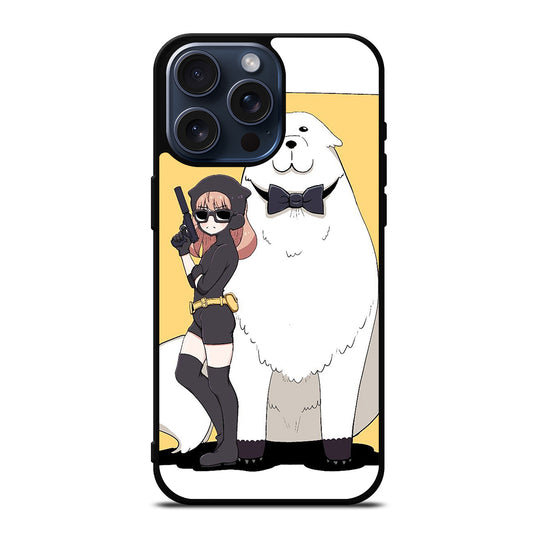 SPY X FAMILY ANYA AND BOND ANIME 2 iPhone 15 Pro Max Case Cover