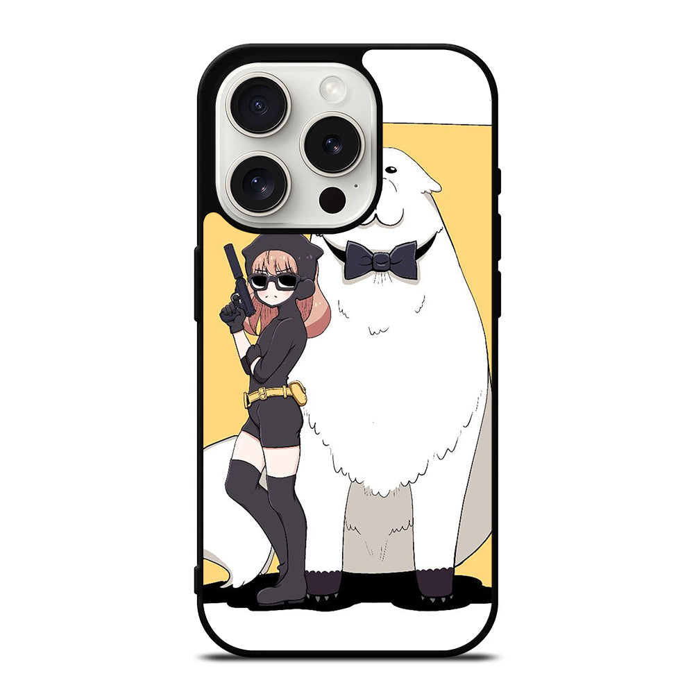 SPY X FAMILY ANYA AND BOND ANIME 2 iPhone 15 Pro Case Cover