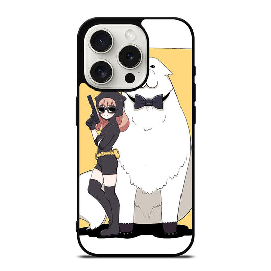 SPY X FAMILY ANYA AND BOND ANIME 2 iPhone 15 Pro Case Cover
