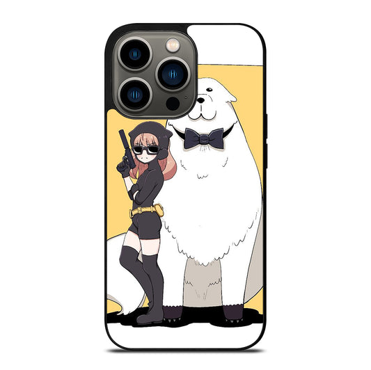 SPY X FAMILY ANYA AND BOND ANIME 2 iPhone 13 Pro Case Cover