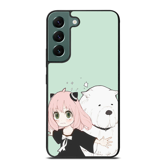 SPY X FAMILY ANYA AND BOND ANIME 3 Samsung Galaxy S22 Case Cover
