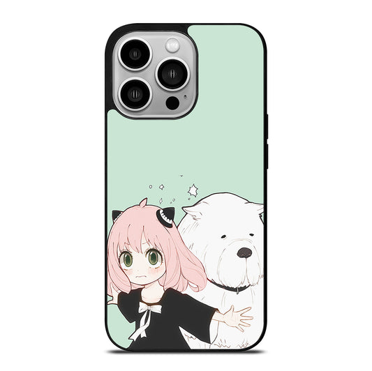 SPY X FAMILY ANYA AND BOND ANIME 3 iPhone 14 Pro Case Cover