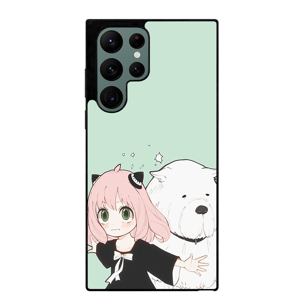 SPY X FAMILY ANYA AND BOND ANIME 3 Samsung Galaxy S22 Ultra Case Cover