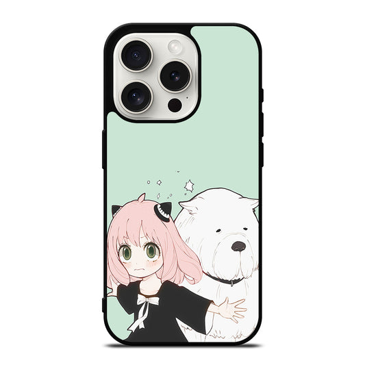 SPY X FAMILY ANYA AND BOND ANIME 3 iPhone 15 Pro Case Cover