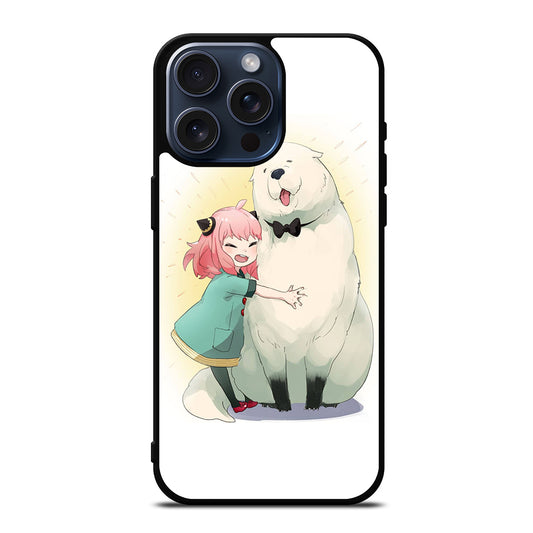 SPY X FAMILY ANYA AND BOND ANIME iPhone 15 Pro Max Case Cover