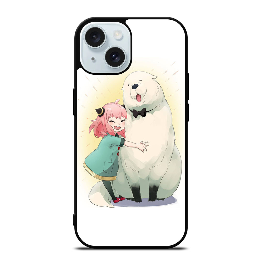 SPY X FAMILY ANYA AND BOND ANIME iPhone 15 Case Cover
