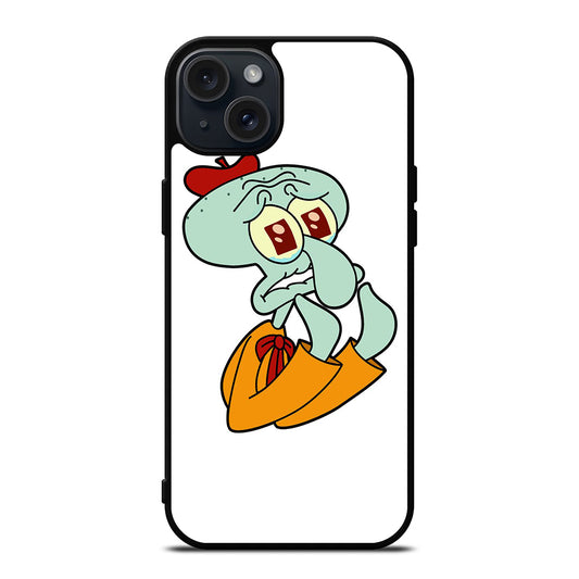 SQUIDWARD CARTOON iPhone 15 Plus Case Cover