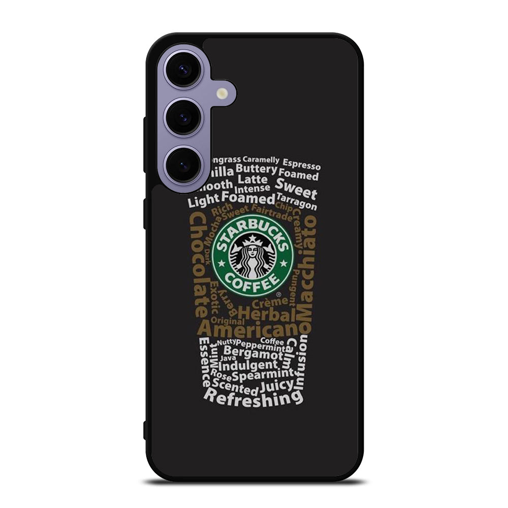 STARBUCKS COFFEE QUOTE 3 Samsung Galaxy S24 Plus Case Cover