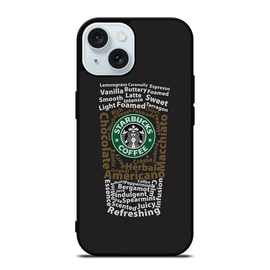 STARBUCKS COFFEE QUOTE 3 iPhone 15 Case Cover