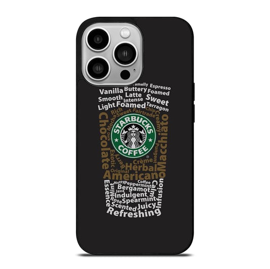 STARBUCKS COFFEE QUOTE 3 iPhone 14 Pro Case Cover