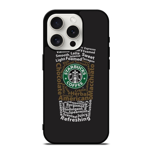 STARBUCKS COFFEE QUOTE 3 iPhone 15 Pro Case Cover