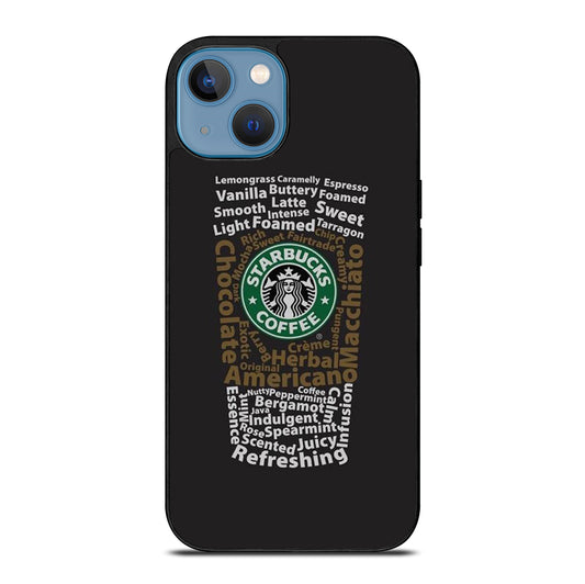 STARBUCKS COFFEE QUOTE 3 iPhone 13 Case Cover