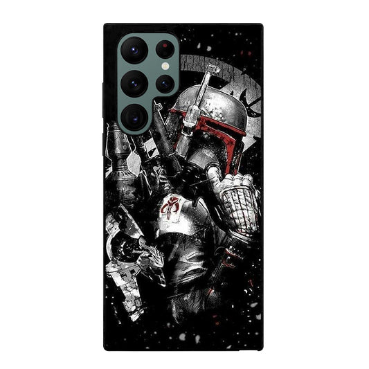 STAR WARS BOBA FETT MANDALORIAN ART 2 Samsung Galaxy S22 Ultra Case Cover