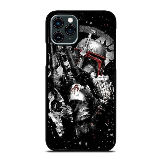 STAR WARS BOBA FETT MANDALORIAN ART 2 iPhone 11 Pro Case Cover