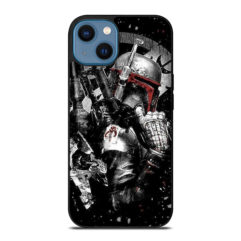STAR WARS BOBA FETT MANDALORIAN ART 2 iPhone 14 Case Cover