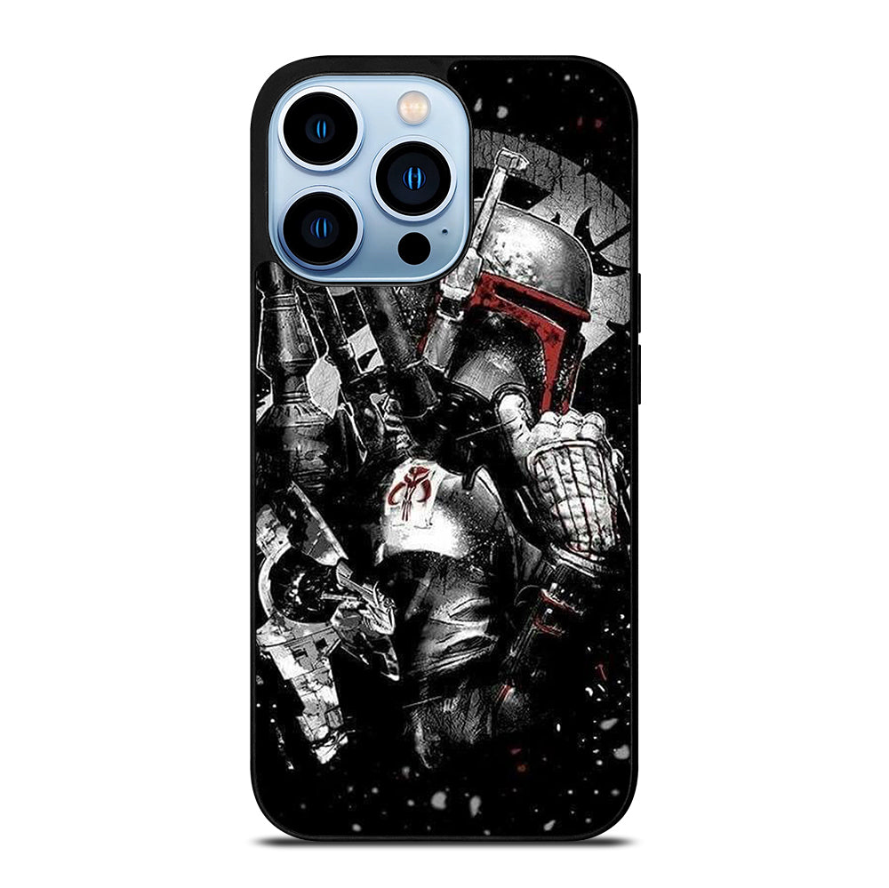 STAR WARS BOBA FETT MANDALORIAN ART 2 iPhone 13 Pro Max Case Cover
