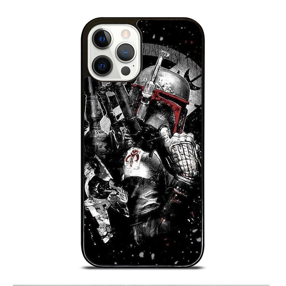 STAR WARS BOBA FETT MANDALORIAN ART 2 iPhone 12 Pro Case Cover