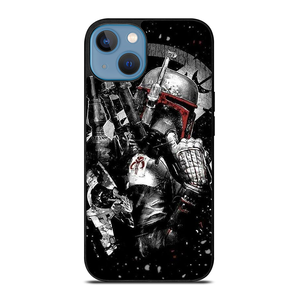 STAR WARS BOBA FETT MANDALORIAN ART 2 iPhone 13 Case Cover
