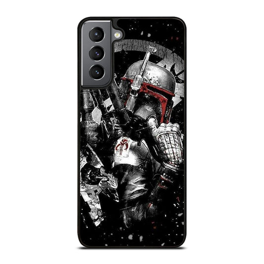 STAR WARS BOBA FETT MANDALORIAN ART 2 Samsung Galaxy S21 Plus Case Cover