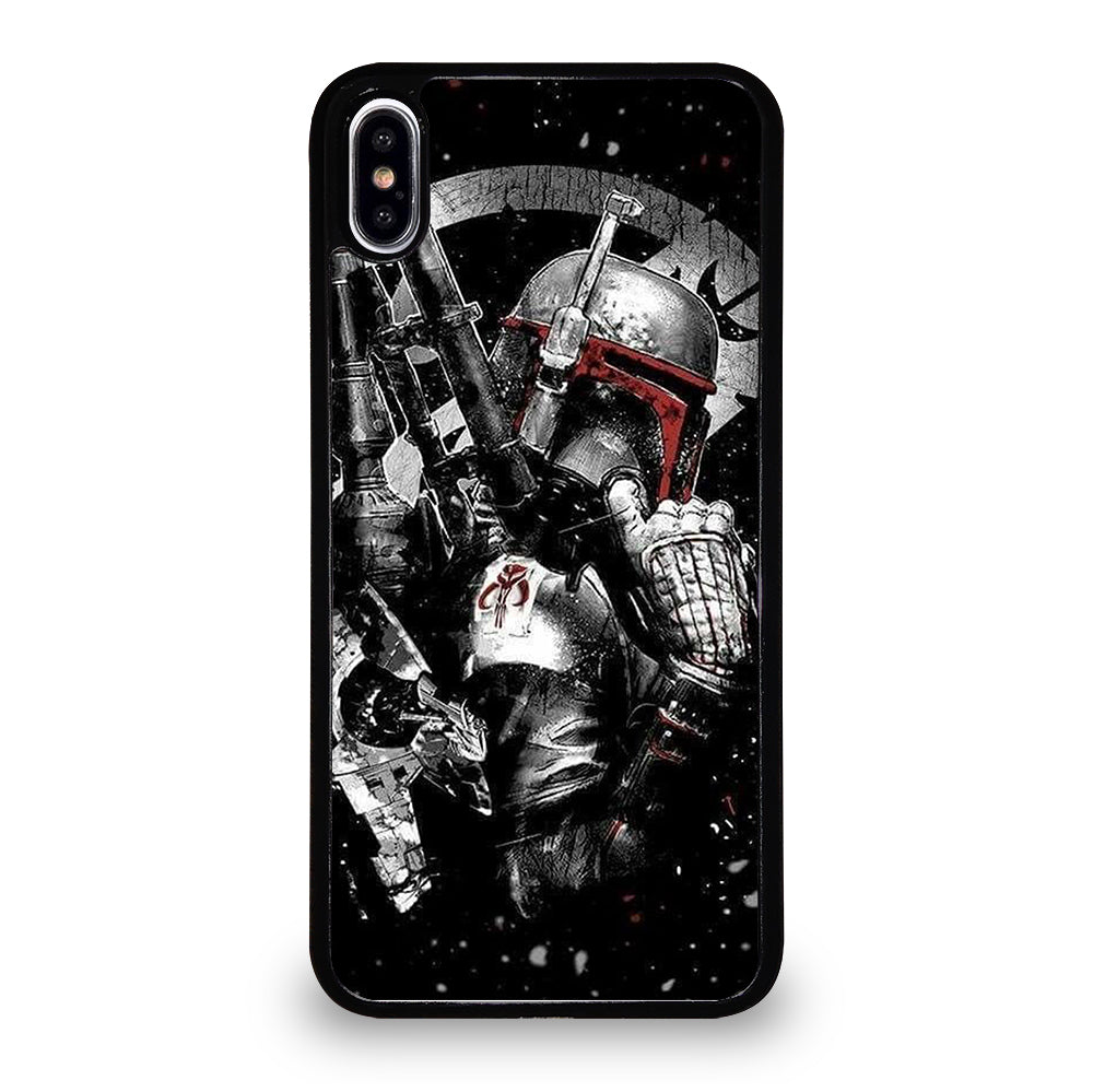 STAR WARS BOBA FETT MANDALORIAN ART 2 iPhone XS Max Case Cover