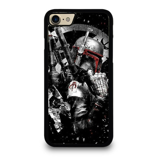 STAR WARS BOBA FETT MANDALORIAN ART 2 iPhone 7 / 8 Case Cover
