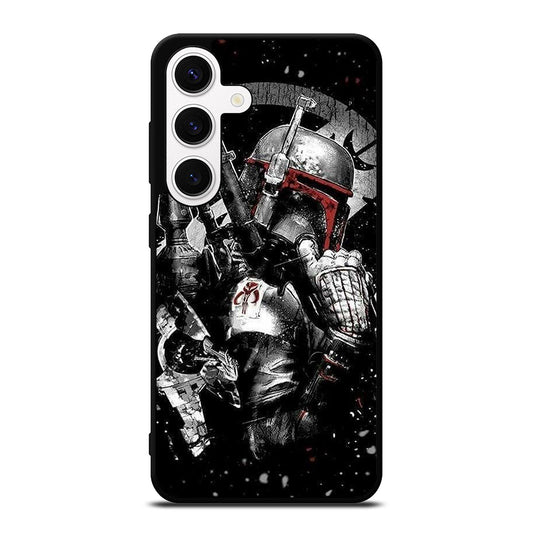 STAR WARS BOBA FETT MANDALORIAN ART 2 Samsung Galaxy S24 Case Cover