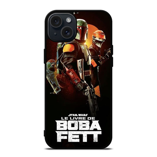 STAR WARS BOBA FETT MANDALORIAN POSTER iPhone 15 Plus Case Cover